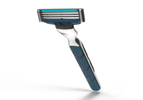 3d rendering razor design Stock Photos