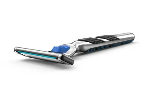 3d rendering razor design Stock Photos