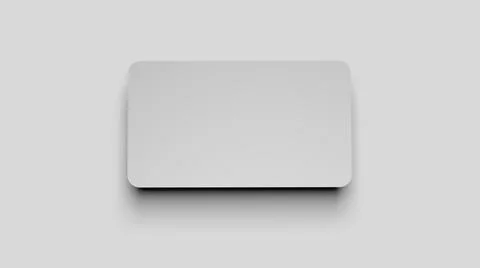 3d rendering of realistic blank business card for mockup 库存插图