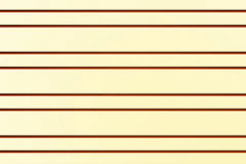 3d rendering, red horizontal line structure on light yellow plastic wall surf Stock Illustration