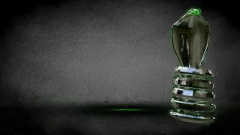 3d rendering of a reflective cobra snake on a dark black background Stock Illustration