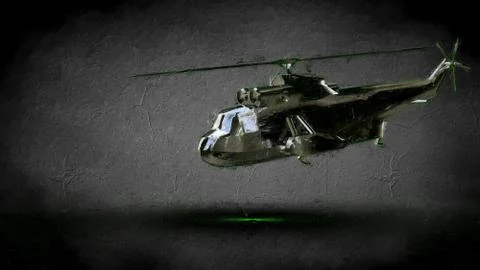 3d rendering of a reflective plane on a dark black background Stock Illustration