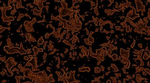 3d rendering of reproduction microbes. Microscopic plate. Infection and virus Stock Illustration