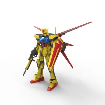 3D rendering of robots created by using a blender tool Stock Illustration