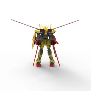 3D rendering of robots created by using a blender tool Stock Illustration