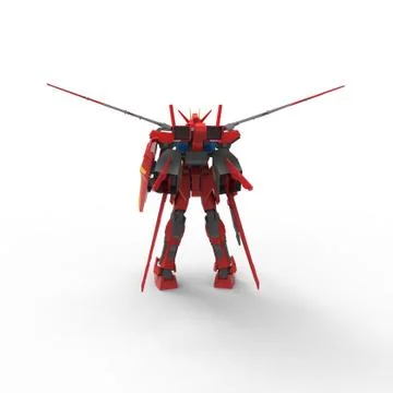 3D rendering of robots created by using a blender tool Stock Illustration