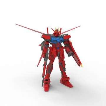 3D rendering of robots created by using a blender tool Stock Illustration