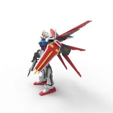 3D rendering of robots created by using a blender tool Stock Illustration