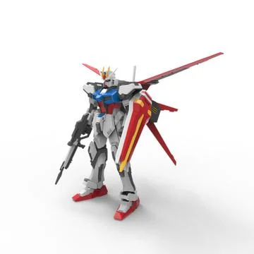 3D rendering of robots created by using a blender tool Stock Illustration