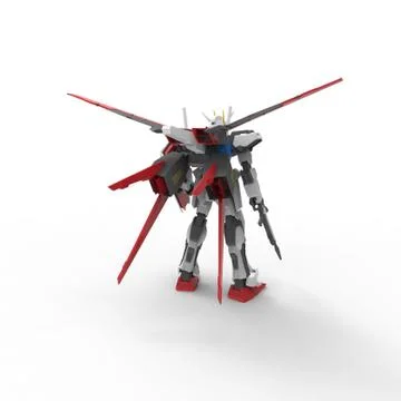 3D rendering of robots created by using a blender tool Stock Illustration