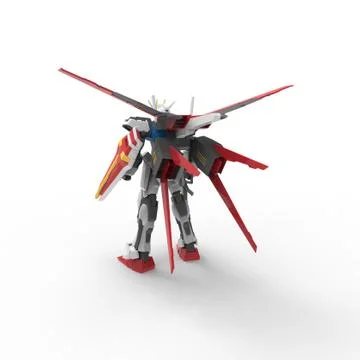 3D rendering of robots created by using a blender tool Stock Illustration