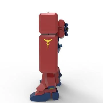 3D rendering of robots created by using a blender tool Stock Illustration