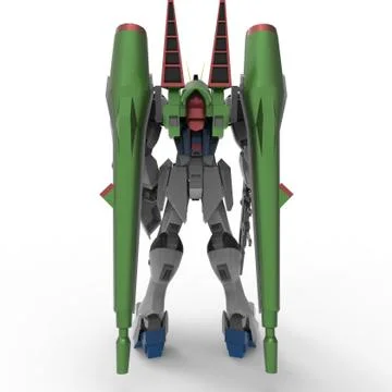 3d rendering of robots created by using a blender tool Stock Illustration