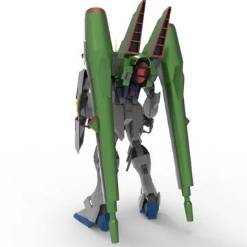 3d rendering of robots created by using a blender tool Stock Illustration