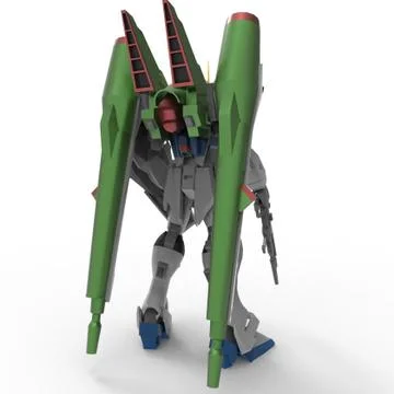 3d rendering of robots created by using a blender tool Stock Illustration