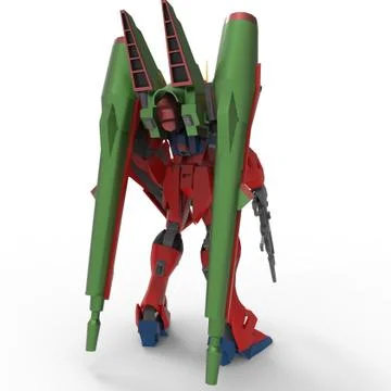 3d rendering of robots created by using a blender tool Stock Illustration