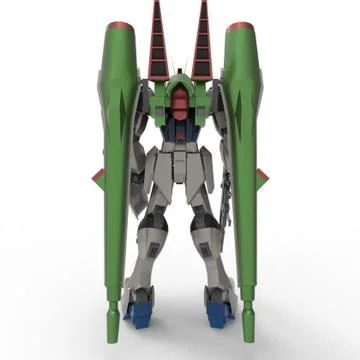 3d rendering of robots created by using a blender tool Stock Illustration