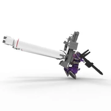 3d rendering of robots created by using a blender tool Stock Illustration