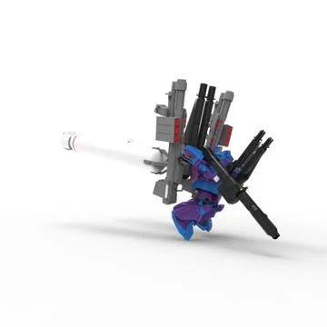 3d rendering of robots created by using a blender tool Stock Illustration