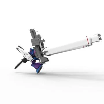 3d rendering of robots created by using a blender tool Stock Illustration