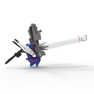 3d rendering of robots created by using a blender tool Stock Illustration