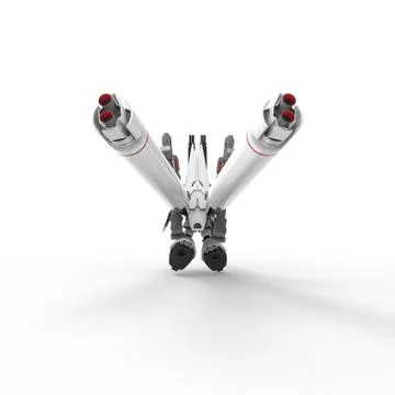 3d rendering of robots created by using a blender tool Stock Illustration