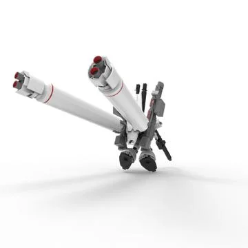 3d rendering of robots created by using a blender tool Stock Illustration