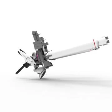 3d rendering of robots created by using a blender tool Stock Illustration