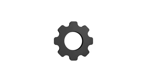 3D rendering rotating gear mechanism wheel for teamwork success and technol.. Stock Footage 313462614