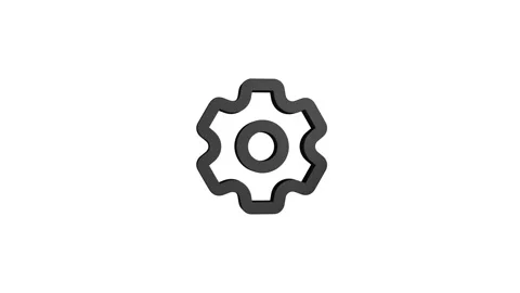 3D rendering rotating gear mechanism wheel for teamwork success and technol.. Video stock 313462626