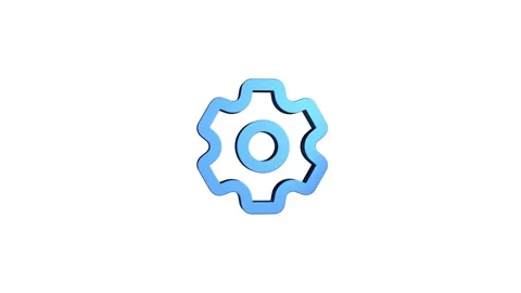 3D rendering rotating gear mechanism wheel for teamwork success and technol.. Vídeo Stock 313462627