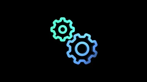 3D rendering rotating gear mechanism wheel for teamwork success and technol.. Stock Footage 313462682