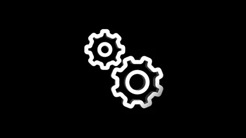 3D rendering rotating gear mechanism wheel for teamwork success and technol.. Video stock 313462692