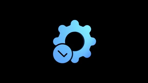 3D rendering rotating gear mechanism wheel for teamwork success and technol.. 스톡 동영상 313462703