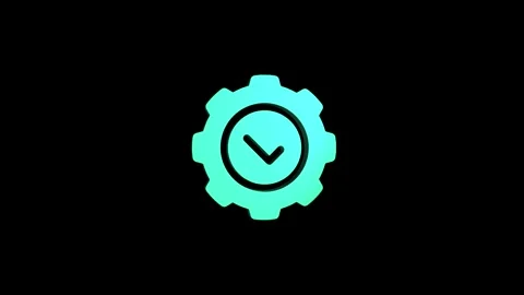 3D rendering rotating gear mechanism wheel for teamwork success and technol.. Stock Footage 313462727