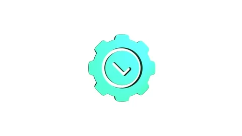 3D rendering rotating gear mechanism wheel for teamwork success and technol.. Stock Footage 313462728