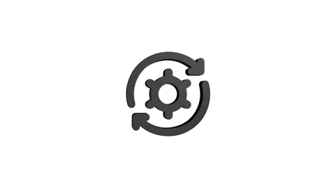 3D rendering rotating gear mechanism wheel for teamwork success and technol.. 库存影片 313463535