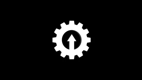 3D rendering rotating gear mechanism wheel for teamwork success and technol.. Video stock 313463549