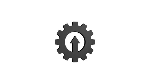 3D rendering rotating gear mechanism wheel for teamwork success and technol.. Stock Footage 313463554
