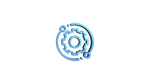 3D rendering rotating gear mechanism wheel for teamwork success and technol.. Stock Footage 313463772