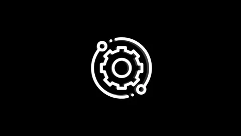 3D rendering rotating gear mechanism wheel for teamwork success and technol.. Vídeo Stock 313463804