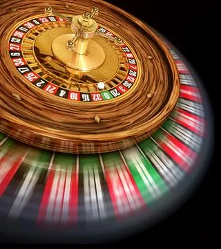 3d rendering of a roulette concept Illustration
