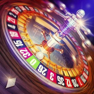 3D rendering of a roulette Stockillustratie