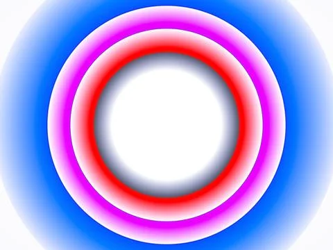 3D rendering round shapes abstract background 库存插图