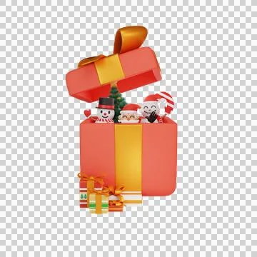 3d rendering of santa Stock Illustration