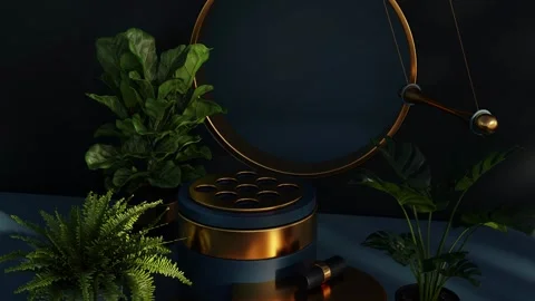 3D Rendering of a Satisfying Loop Stock Footage 300204968