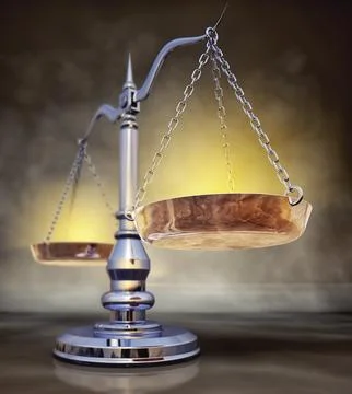 3d rendering of a scale Ilustración de archivo