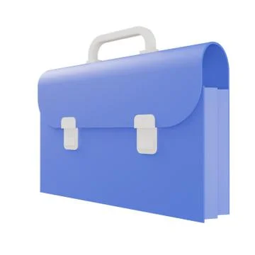 3d rendering of school bag, 3d icons, pastel minimal cartoon style  isolated Stock Illustration