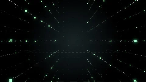 3D rendering of a scientific technology data binary code network conveying Stock Footage 116134789