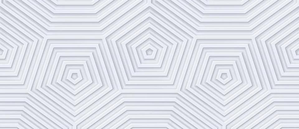 3d rendering seamless geometric pattern. Stock Illustration